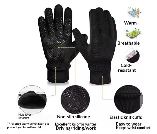 Men's And Women's Winter 3M Thinsulate  Warm Running Bicycle