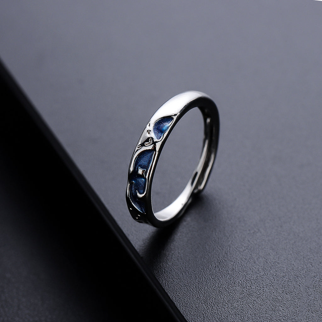 Mens Star Ring With An Open Design For A High-End Distinctive Look