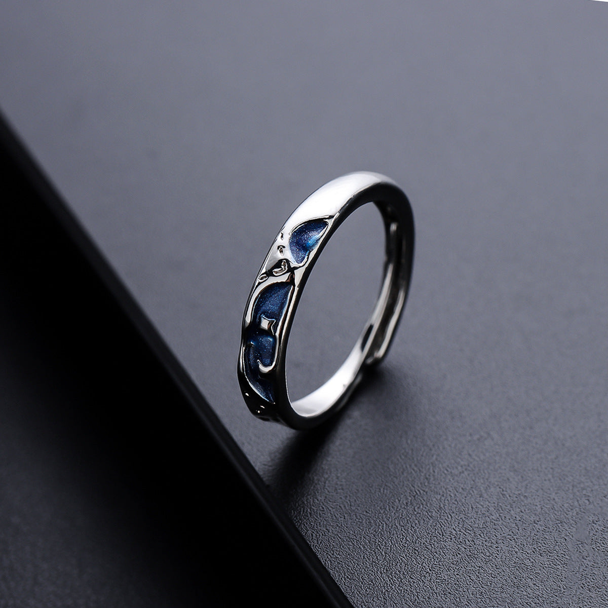 Mens Star Ring With An Open Design For A High-End Distinctive Look