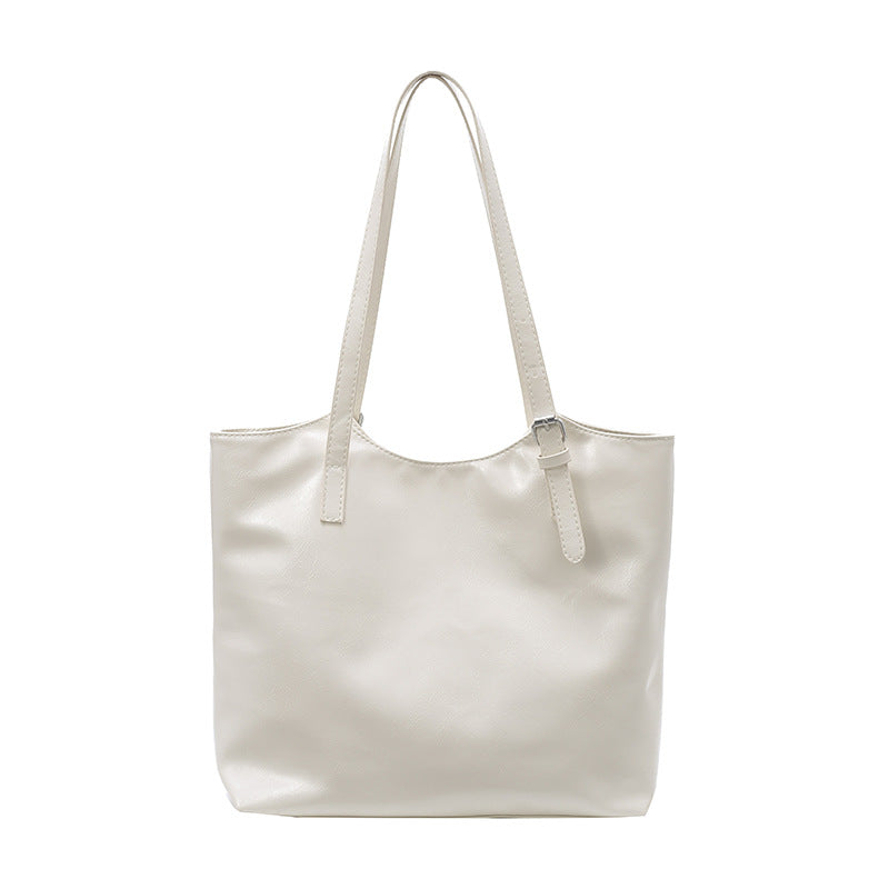 Japanese-style Minimalist Tote Bag For Women