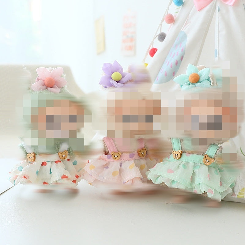 Pendant Clothes Doll Clothes Love Bear Dress