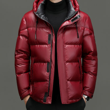 New Style Casual Windproof And Cold-resistant Jacket With Detachable Hood
