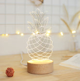 Bedside lamp pineapple table lamp TRENDFLOW