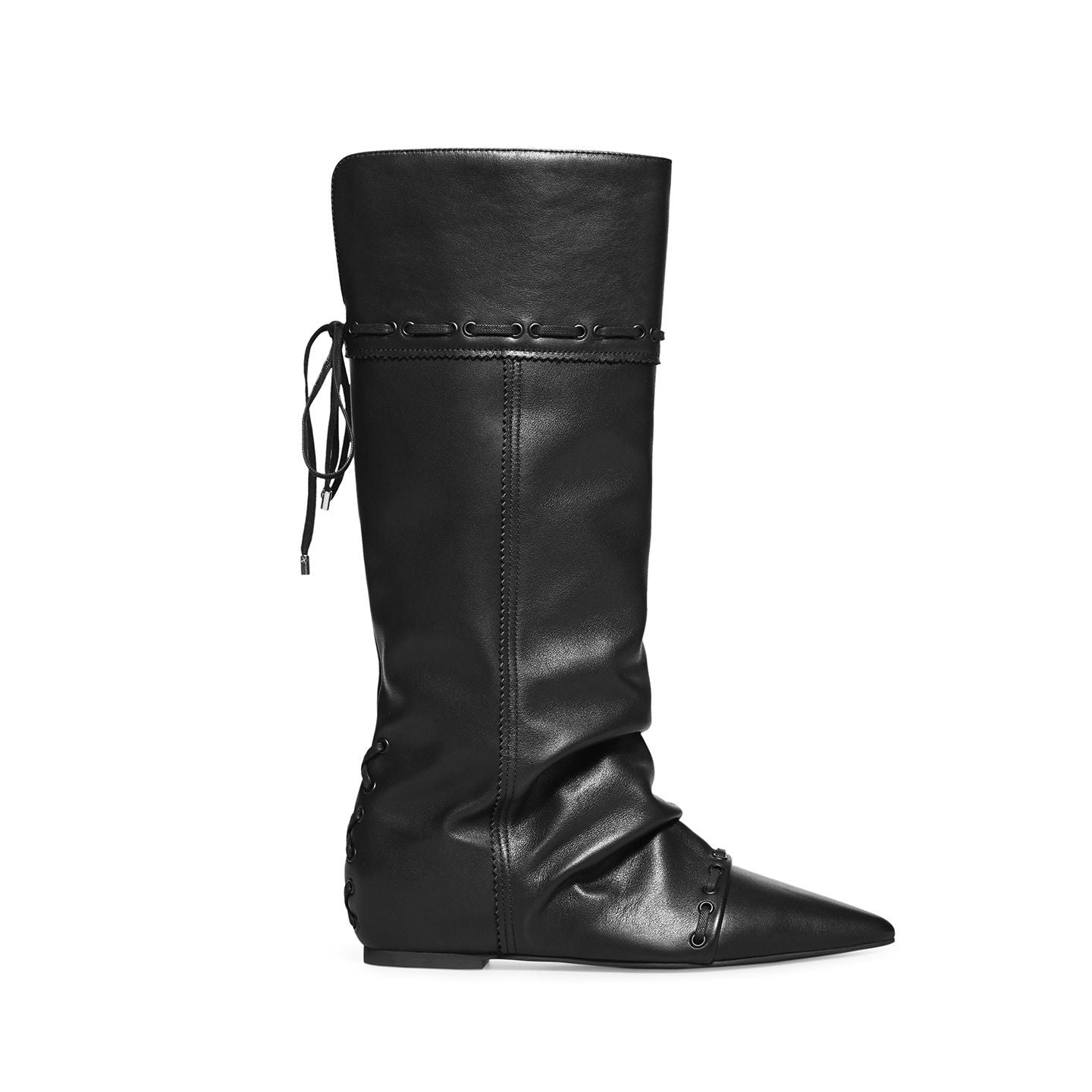 Women's Hidden-Heel Ankle Boots With Straps And Pointed Toes