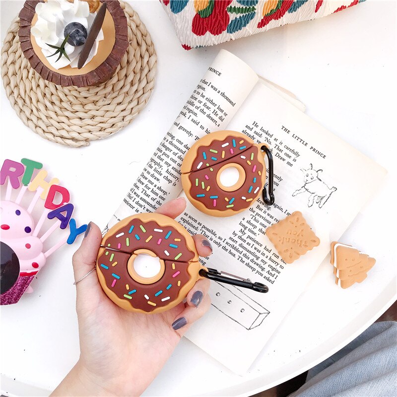 Compatibile con Apple, Donuts Case Airpods Pro Silicorn