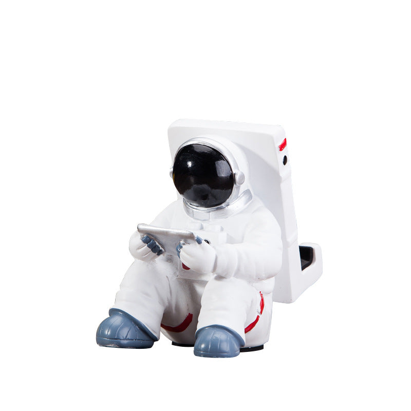 Supporto per cellulare da astronauta semplice, supporto da scrivania per studenti, simpatico supporto per cellulare con astronauta, regalo creativo, piccola decorazione da scrivania