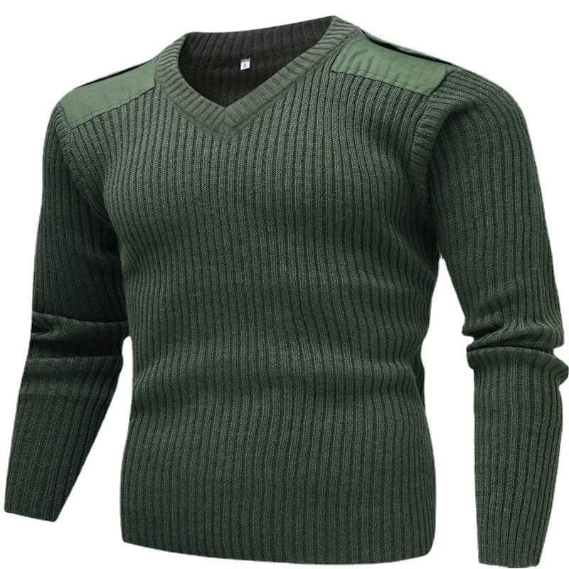 Men's Long Sleeve Thermal Wool Sweater