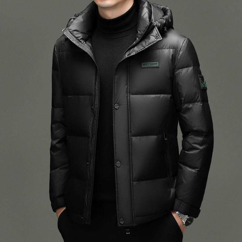New Style Casual Windproof And Cold-resistant Jacket With Detachable Hood