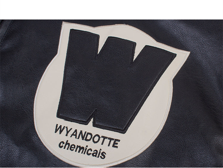 Women's Autumn And Winter Quilted Leather Jacket