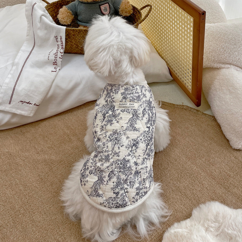 Pet Clothes Cotton-padded Clothes Home Clothes