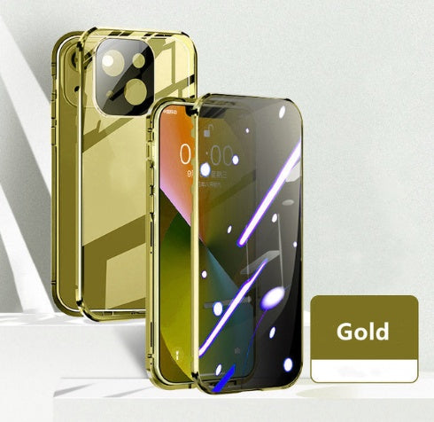 Custodia protettiva per telefono con magnete anti-privacy per occhiali