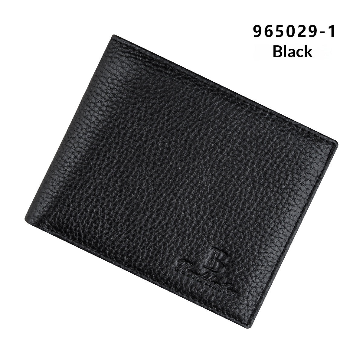 Men's Anti-Scanning RFID High-Capacity Credit Card Holder Made From First-Layer Cowhide Leather