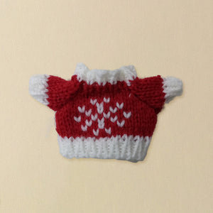 White And Medium Red