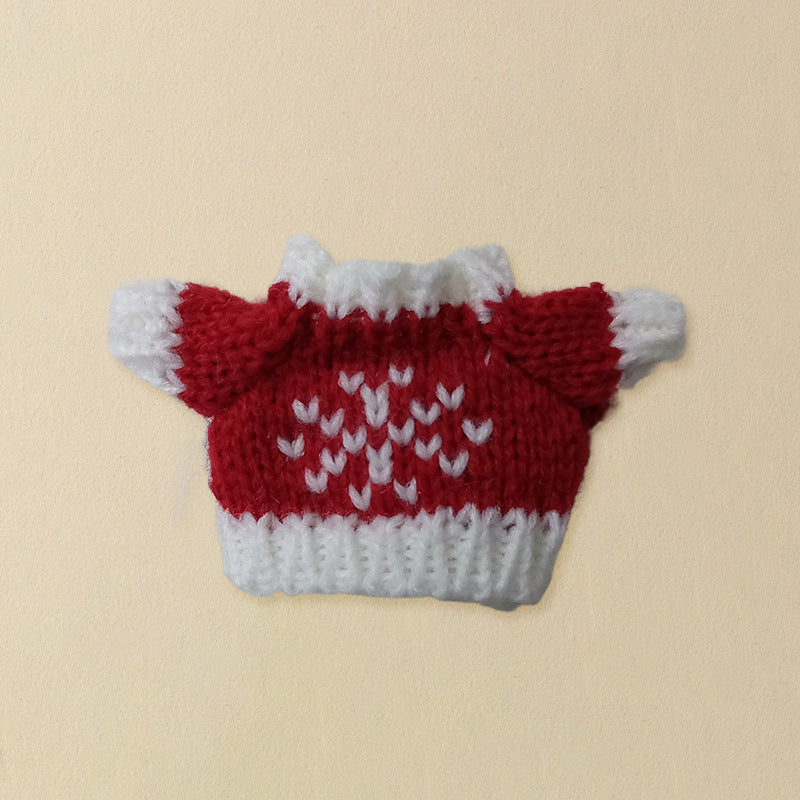 10cm Doll Clothes Replacement Sweater Figurine Doll Small Clothes Accessories