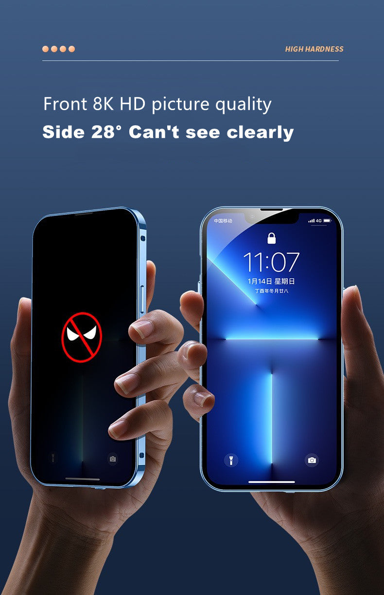 Custodia protettiva per telefono con magnete anti-privacy per occhiali