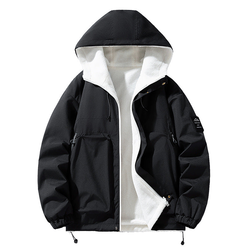 Unisex Reversible Cotton Coat For Outdoor Wear