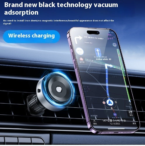 Supporto per telefono cellulare intelligente, supporto per auto magnetico bifacciale, supporto universale per assorbimento del vuoto stabile per telefono