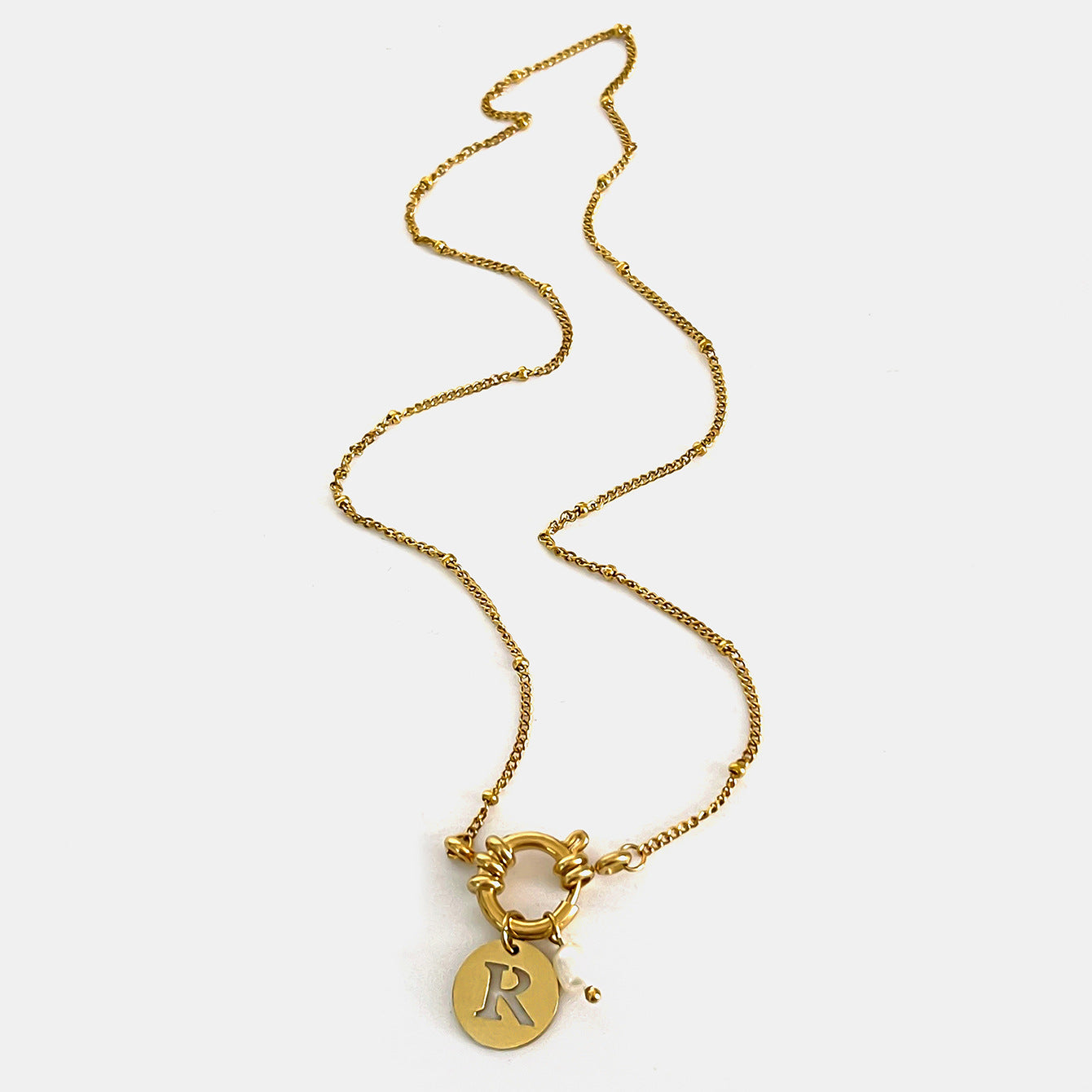 Stylish Womens Necklace With A Pearl Pendant