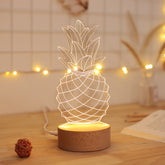 Bedside lamp pineapple table lamp TRENDFLOW