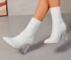 White Clear Heel