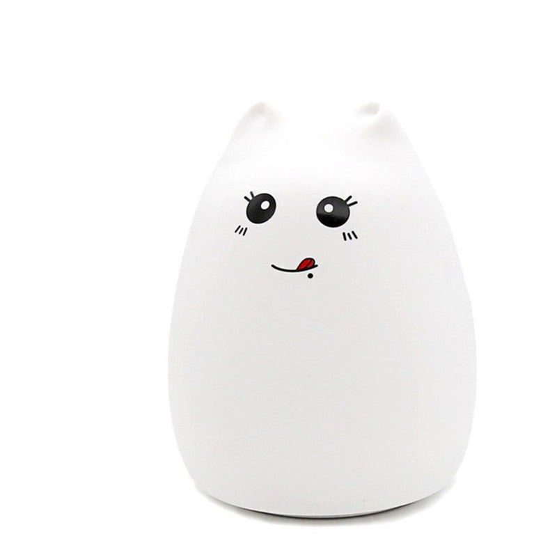 Luce notturna a LED con sensore tattile in silicone per bambini