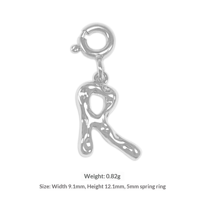 Happy Character English Letter Necklace For Women