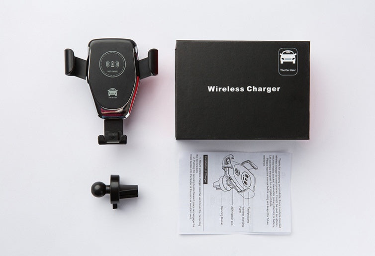 Compatibile con Apple, caricabatterie wireless Qi per auto per 11 Pro Xs Max X 18w ricarica rapida