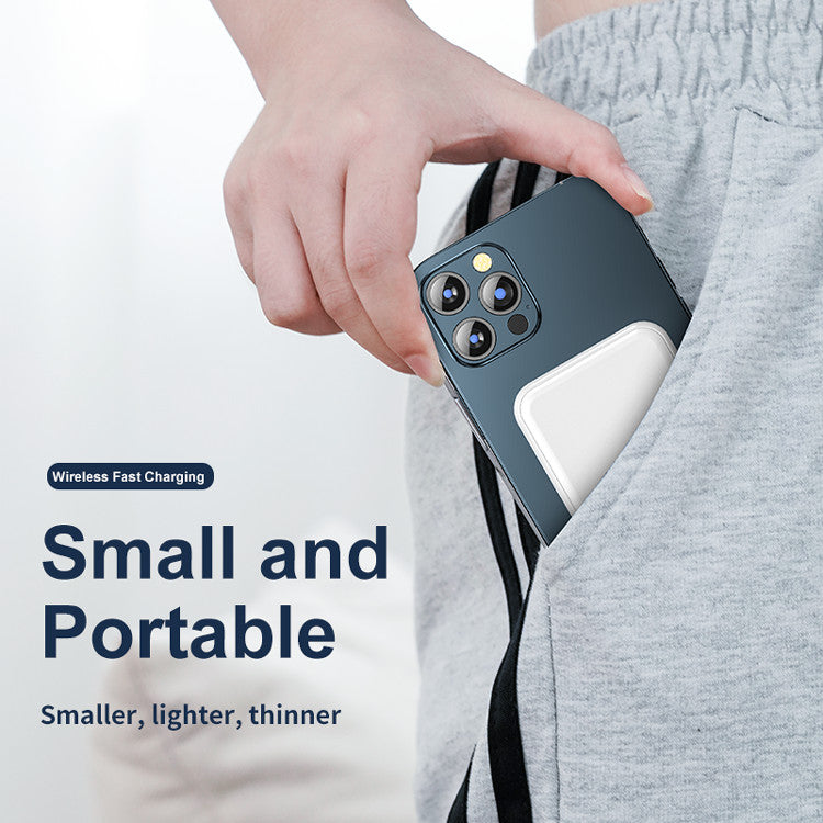 Mini Power Bank magnetico 5000mAh senza fili