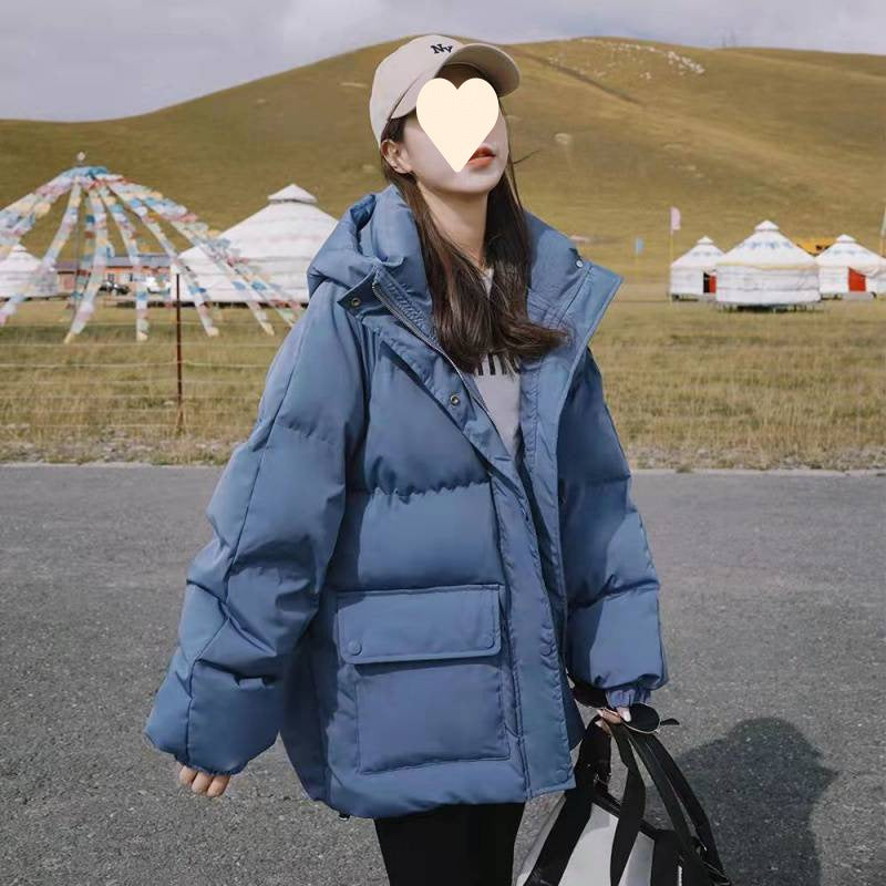 New Winter Bread Coat Hooded Padded Down Jacket