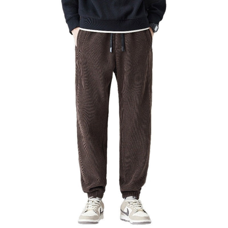 Retro American-style Straight-leg Casual Pants For Men
