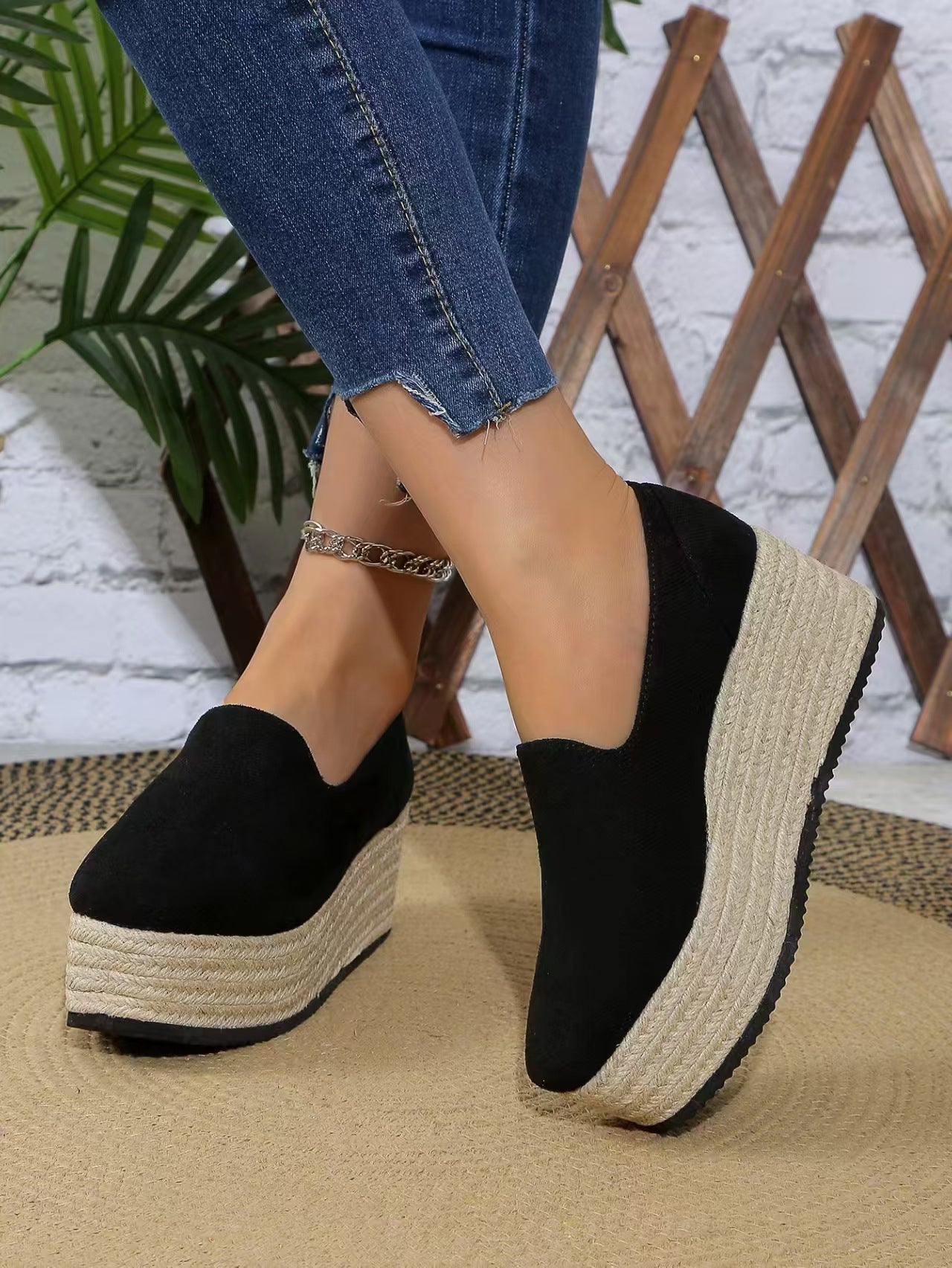 Lazy Straw Women's Wedge Shoes