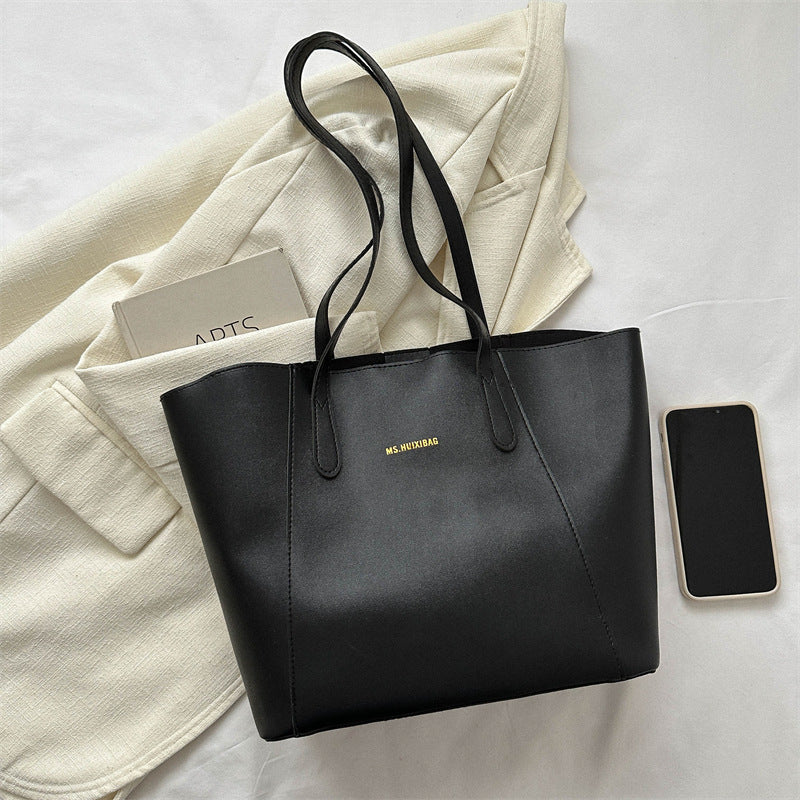 New Seasonal Korean-style Minimalist Fashionable Solid-color Shoulder Bag TRENDFLOW