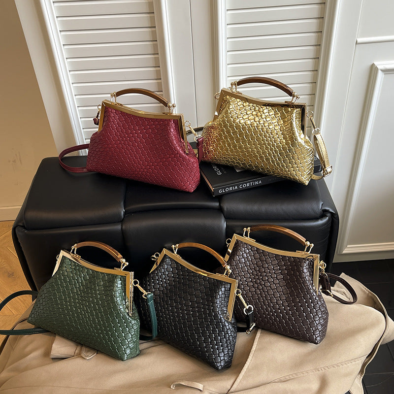 Large-capacity Vintage Tote Bag With Flap Closure