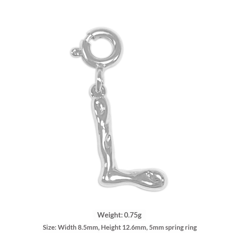 Happy Character English Letter Necklace For Women