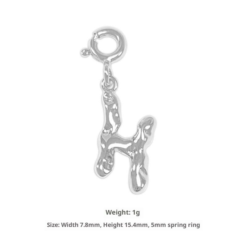 Happy Character English Letter Necklace For Women