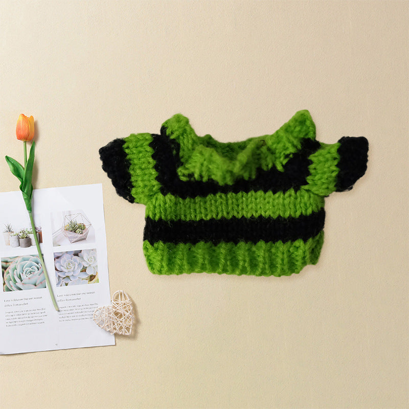 10cm Doll Clothes Replacement Sweater Figurine Doll Small Clothes Accessories