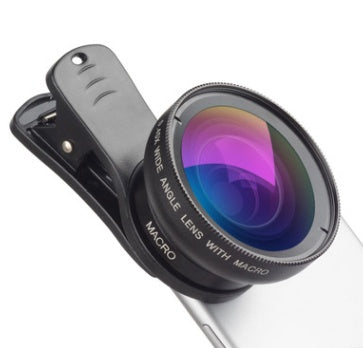 Kit lenti per telefono 0,45x Super Grandangolo e 12,5x Super Macro Lenti per fotocamera HD