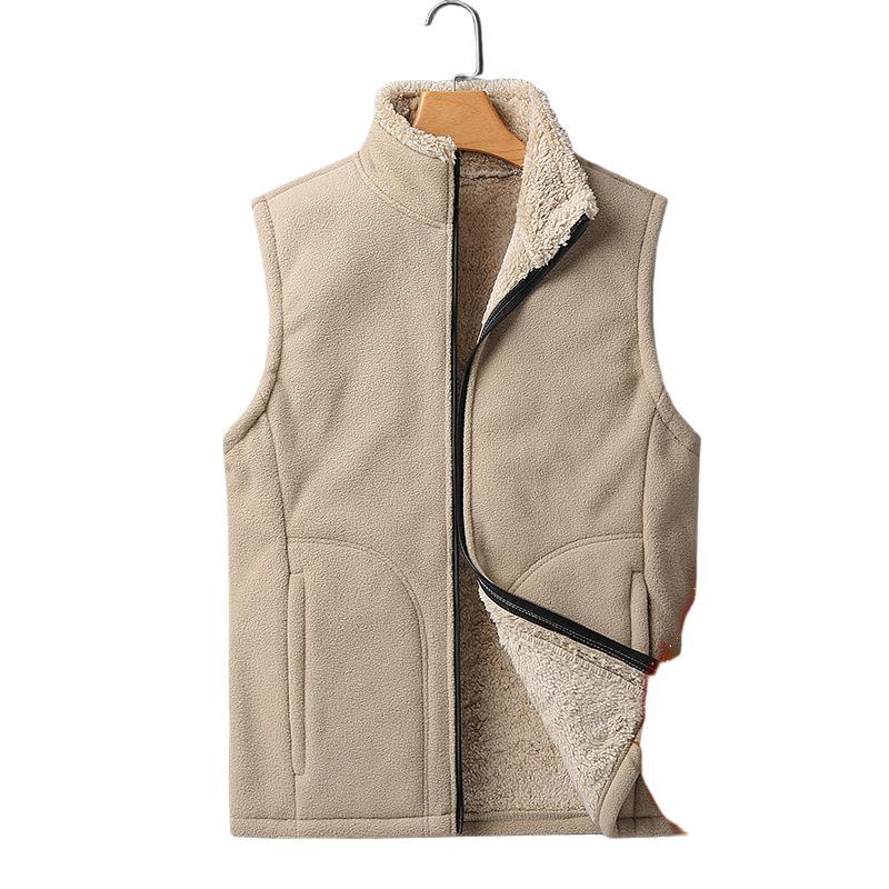 Men's Autumn And Winter Casual Outdoor Plush Vest