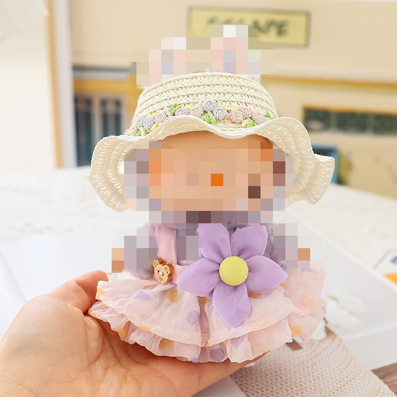 Pendant Clothes Doll Clothes Love Bear Dress