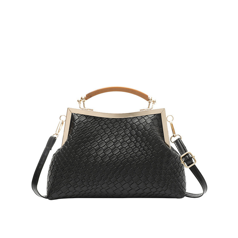 Large-capacity Vintage Tote Bag With Flap Closure