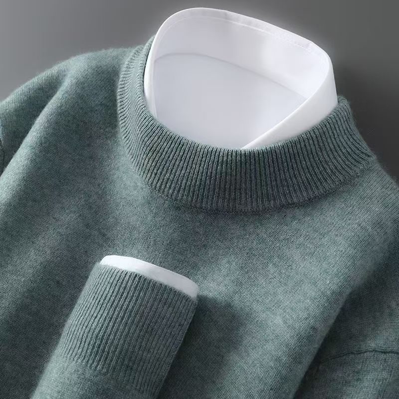 Men's Half-Neck Pullover Base Sweater