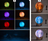 3D Printing Lunar Light Painting Creative Gift Night Light TRENDFLOW