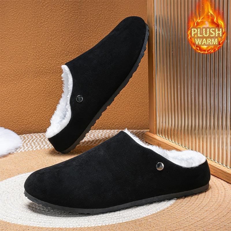 Autumn And Winter Fleece-lined Extra-thick Men's Casual Sports Shoes