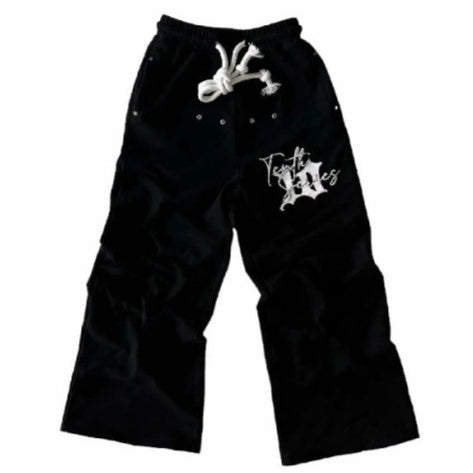 New Fleece Embroidered Sweatpants Casual