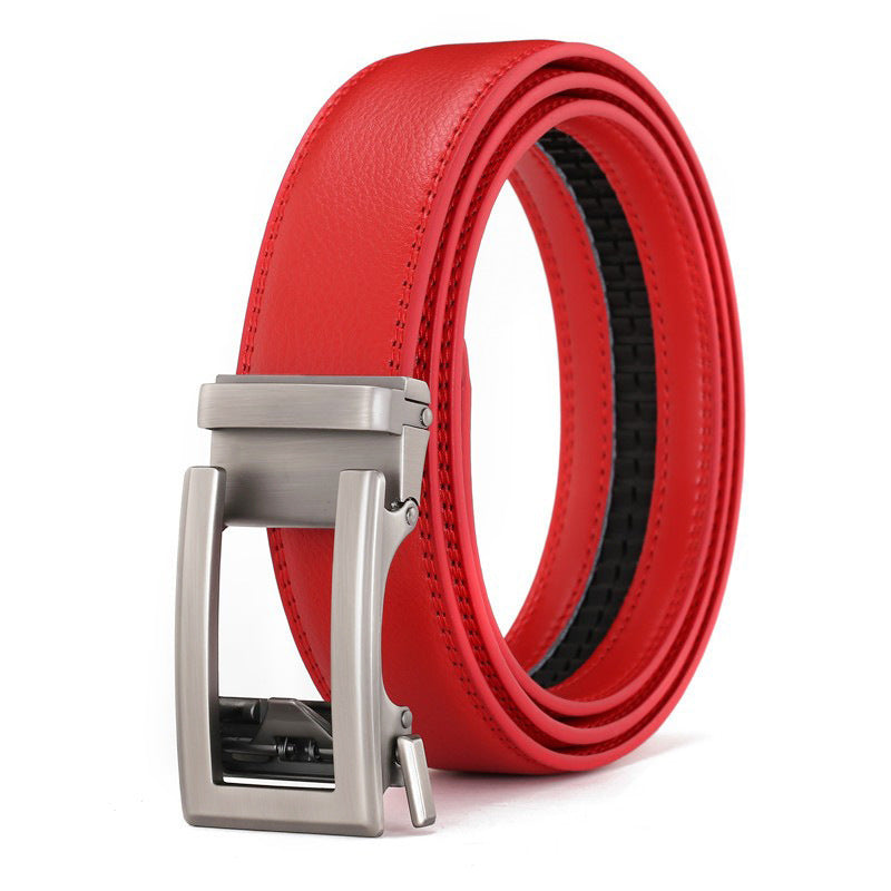 Men's Genuine Leather Belt Alloy Youth Business