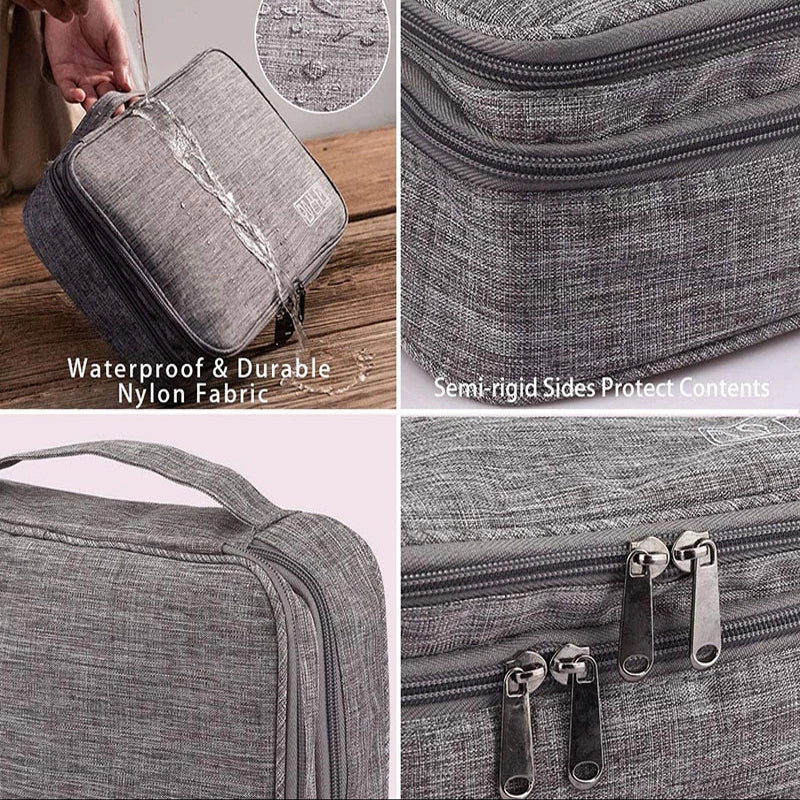 Electronics Organizer Travel Cable Organizer Bag Waterproof Portable Digital Storage Bag Electronic Accessories Case Cable Charger Organizer Case Multifunctional Waterproof Storage Bag TRENDFLOW