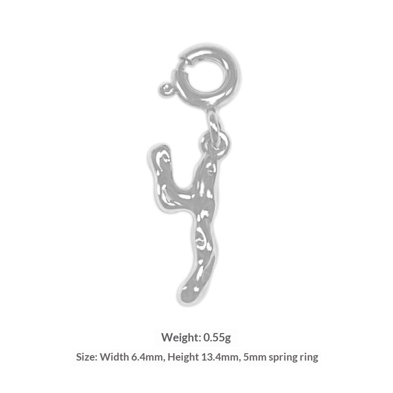 Happy Character English Letter Necklace For Women