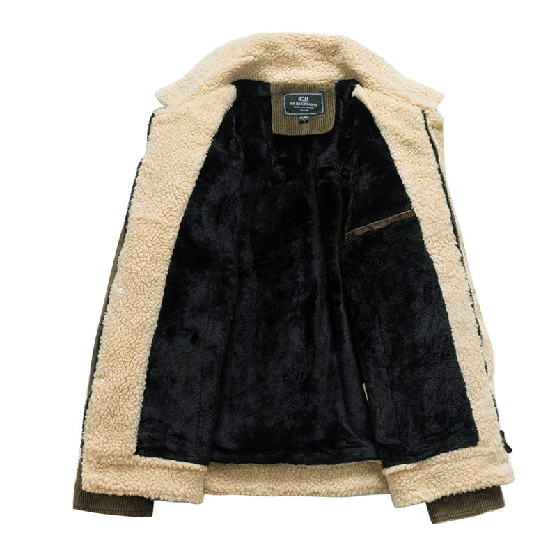 Giacca da lavoro invernale da uomo imbottita e spessa