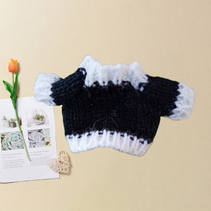 10cm Doll Clothes Replacement Sweater Figurine Doll Small Clothes Accessories