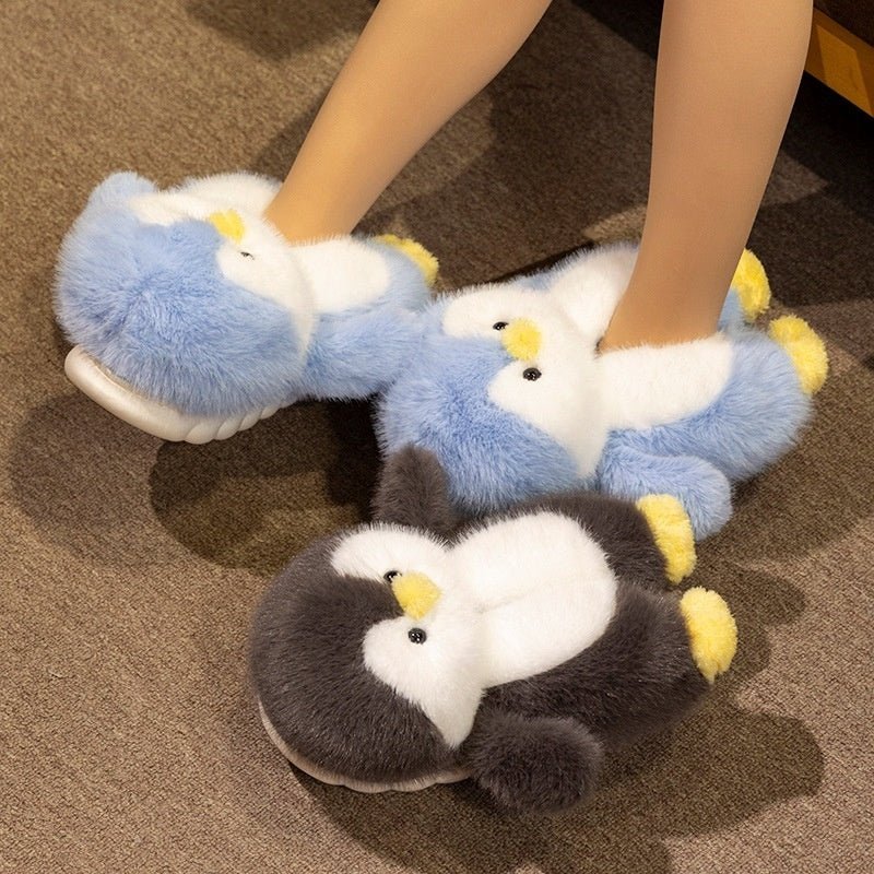 Fleece-lined Warm Slipper-style Cotton Plush Toys With Cotton Lining